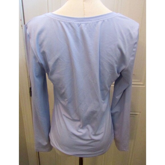 In Bloom by Olvi’s Long Sleeve Top Light Purple Tee T Shirt Size 42 US 12 - Picture 3 of 6